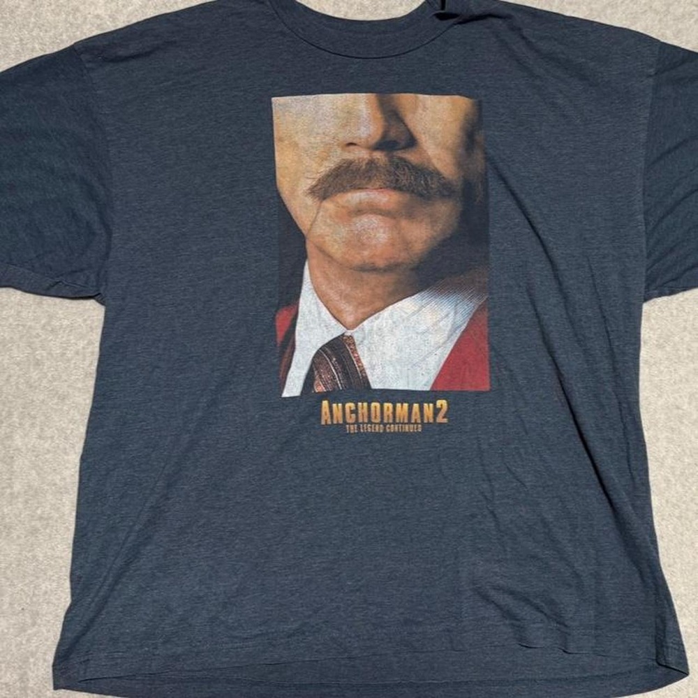 Anchorman 2 The Legend Continues black T-Shirt 3XL